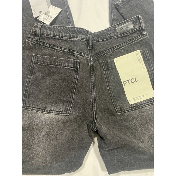 PTCL Ethikal Brand Jeans Women's 27 Skater Streetwear Grunge Y2K 90's Black Wash - Picture 8 of 13